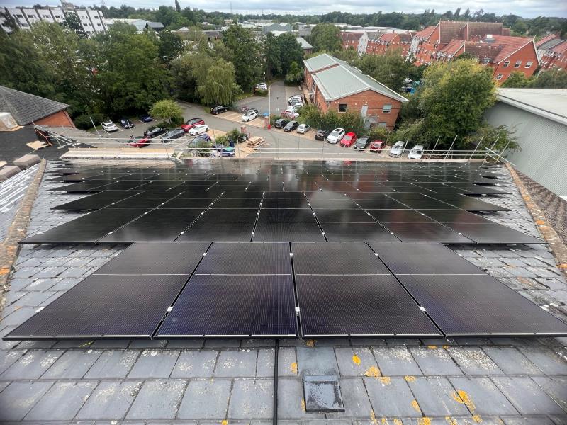 Solar panel installation in Berkshire