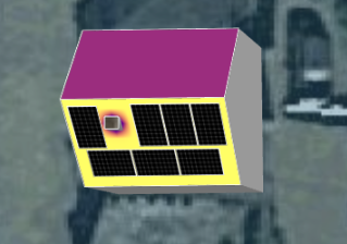 Home solar panel initial design stage is completed using modelling software.