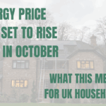 Home with solar panels installed with blog title