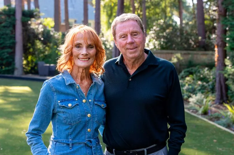 Football Manager Harry Redknapp and his wife Sandra