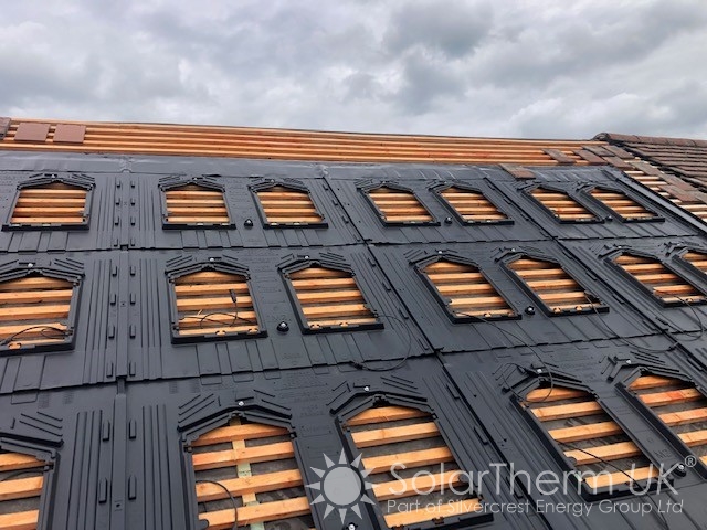 Integrated solar panel mounting system