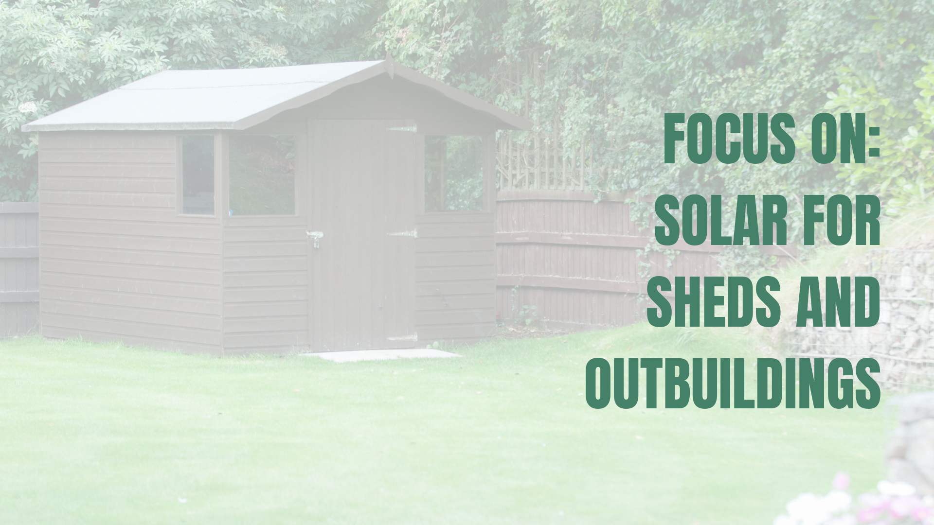 Garden shed