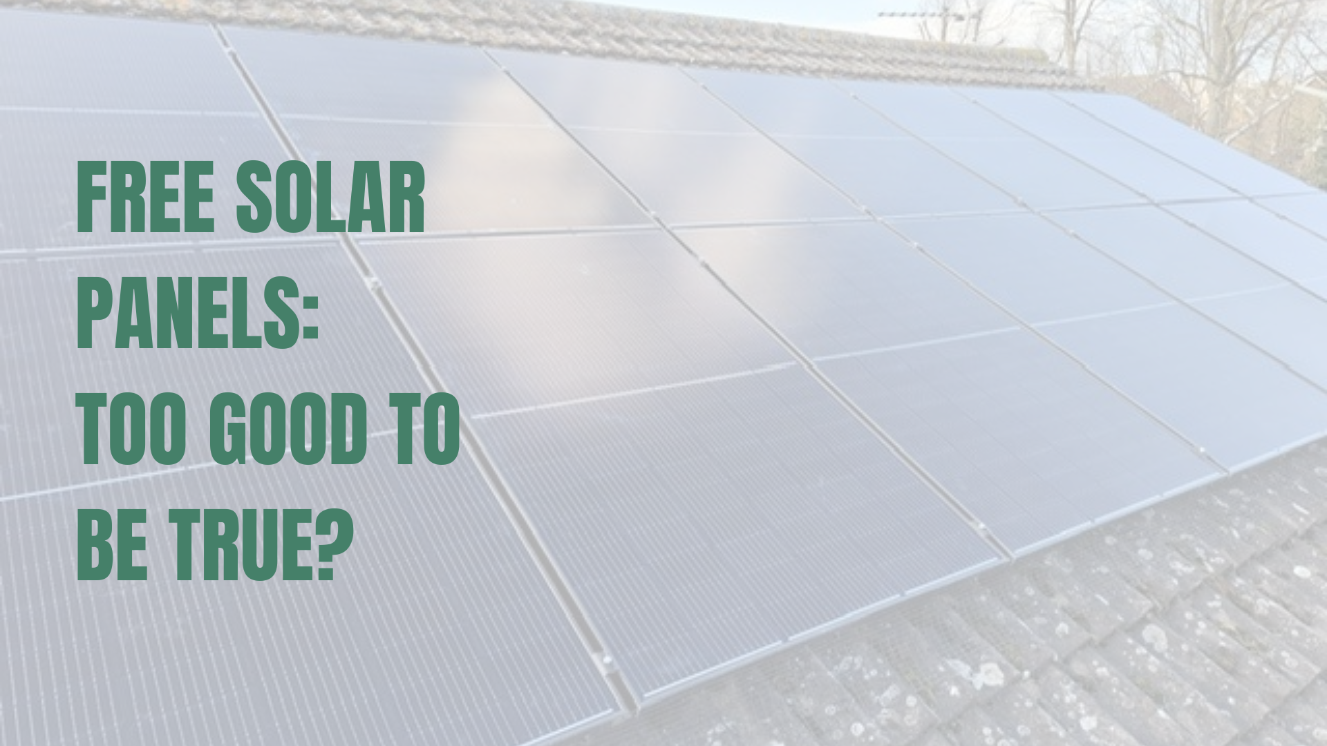 Solar PV installation on a tiled roof