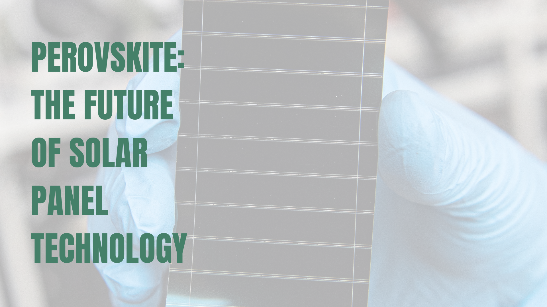 Perovskite solar cell