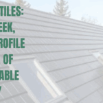 Roof installation with solar tiles