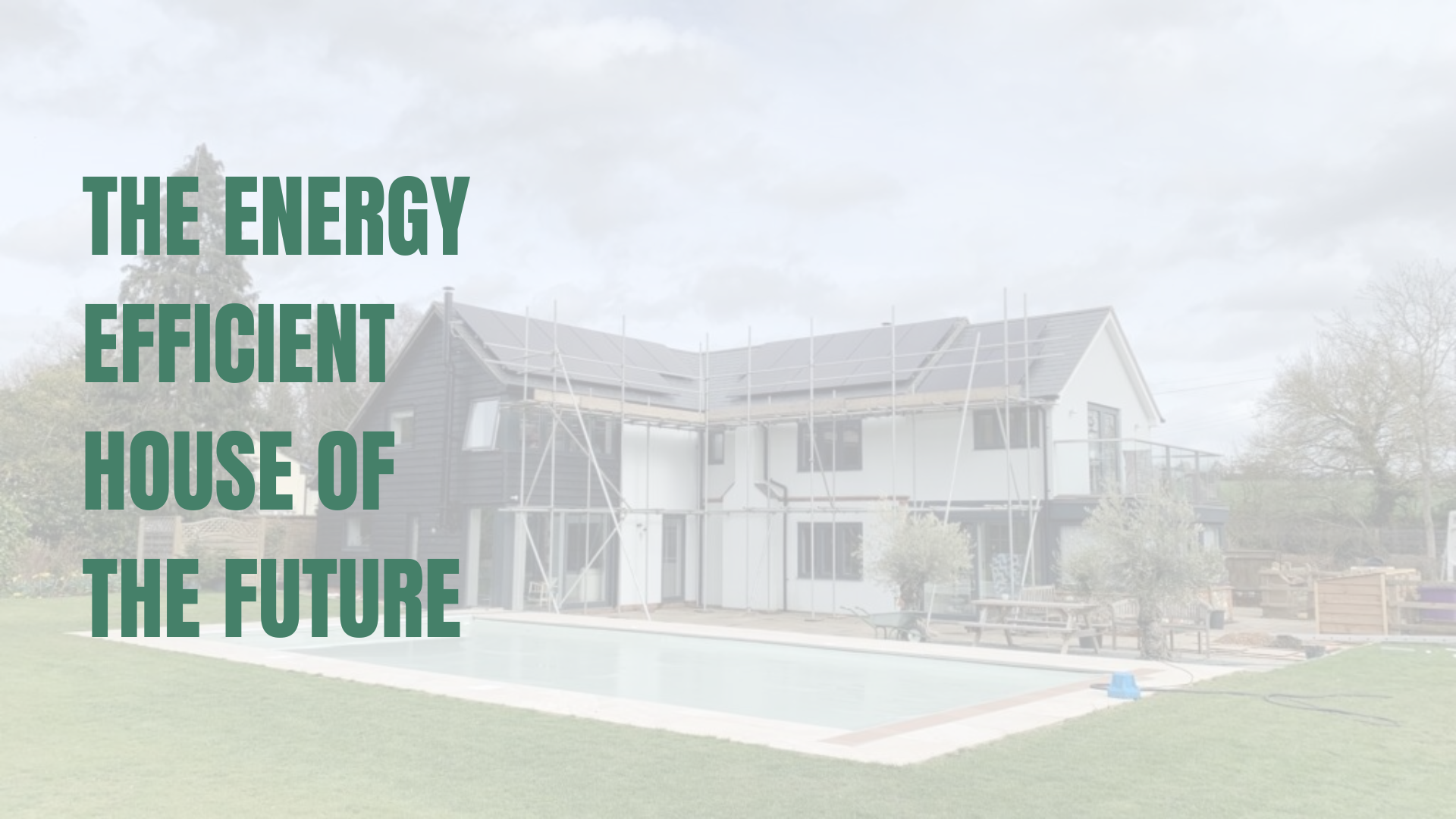 Home with solar panels