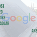 Solar PV installation on a roof