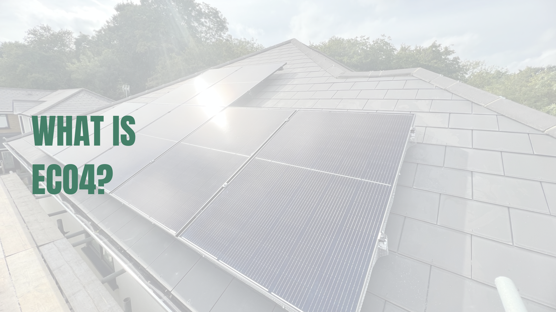Solar PV installation on a slate roof