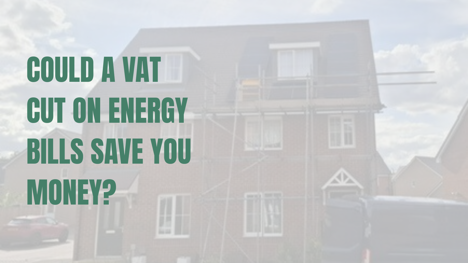 Solar PV installation on a semi detached house