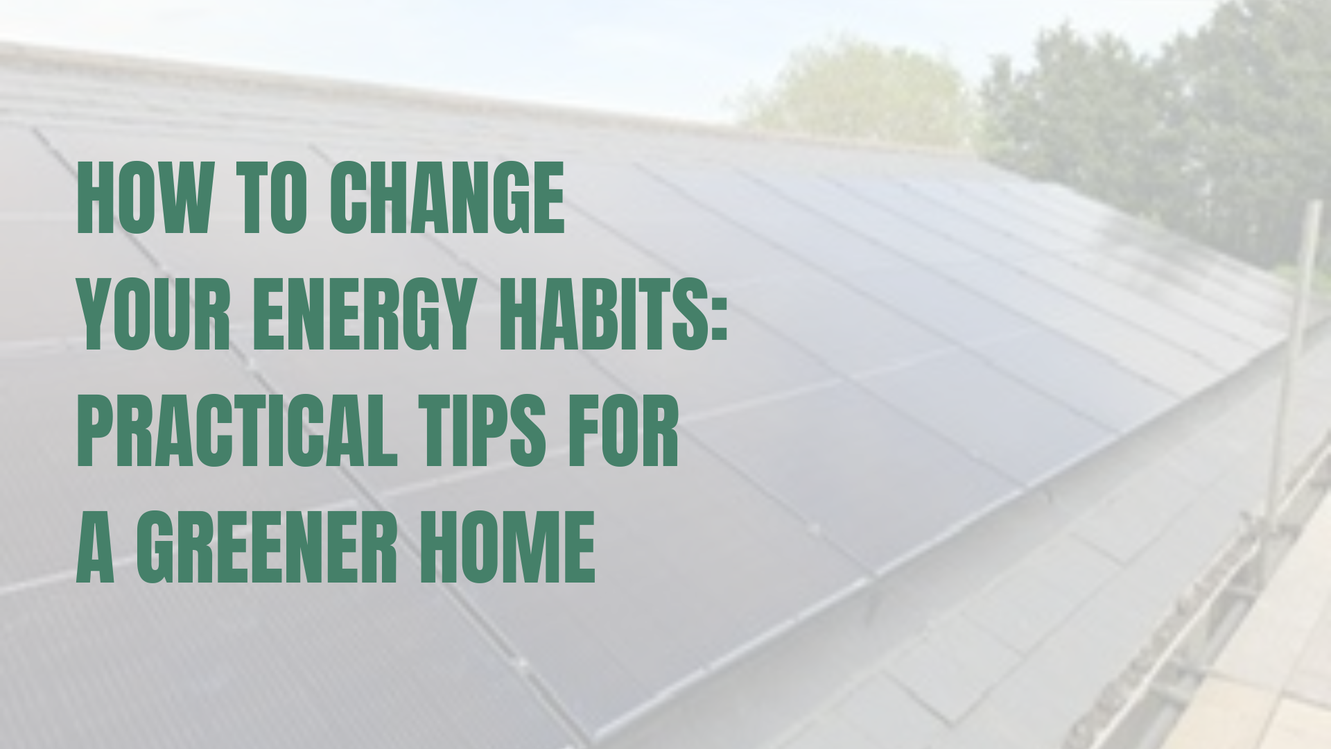 Solar panel installation on a roof