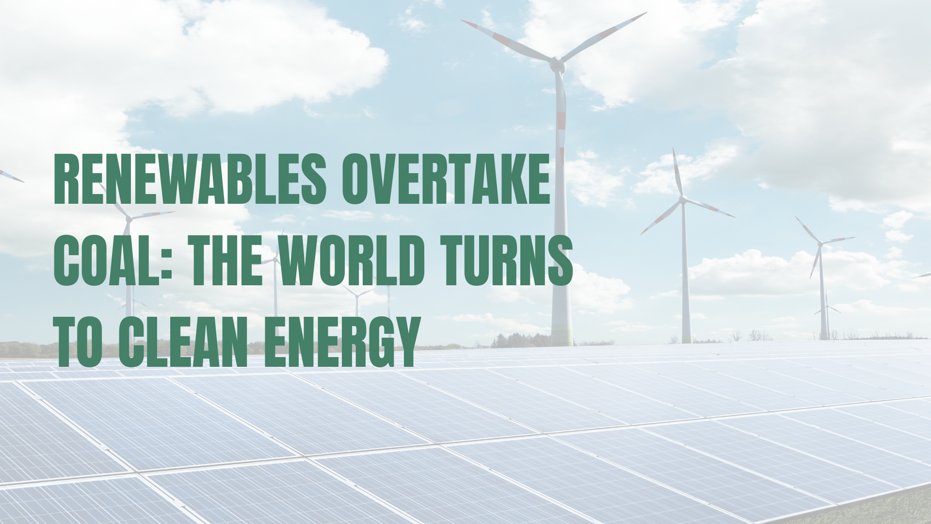 Solar and wind power
