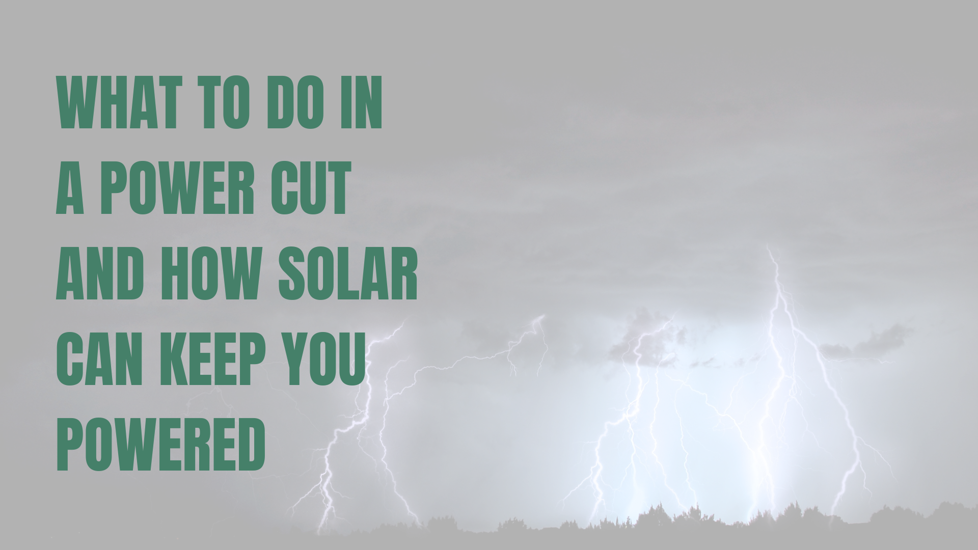 Electrical storm