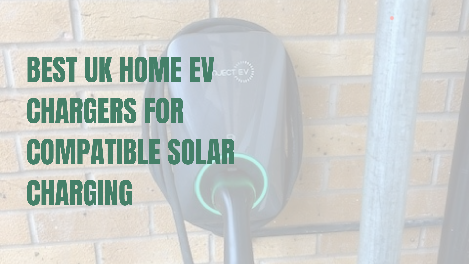 Project EV solar compatible home charger