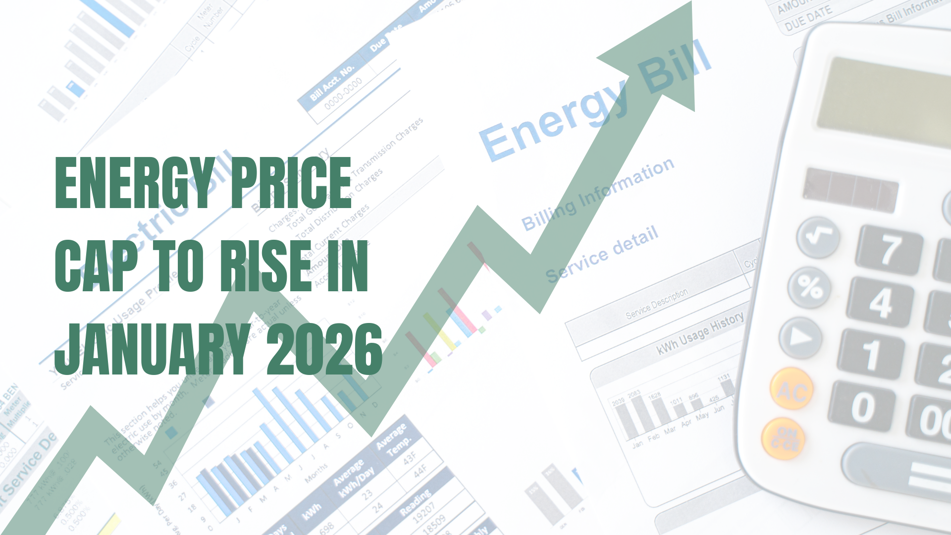 Stock picture of electricity bills