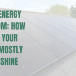 Solar installation on a roof