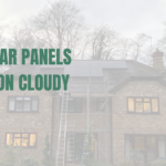 Solar panels installed on a home