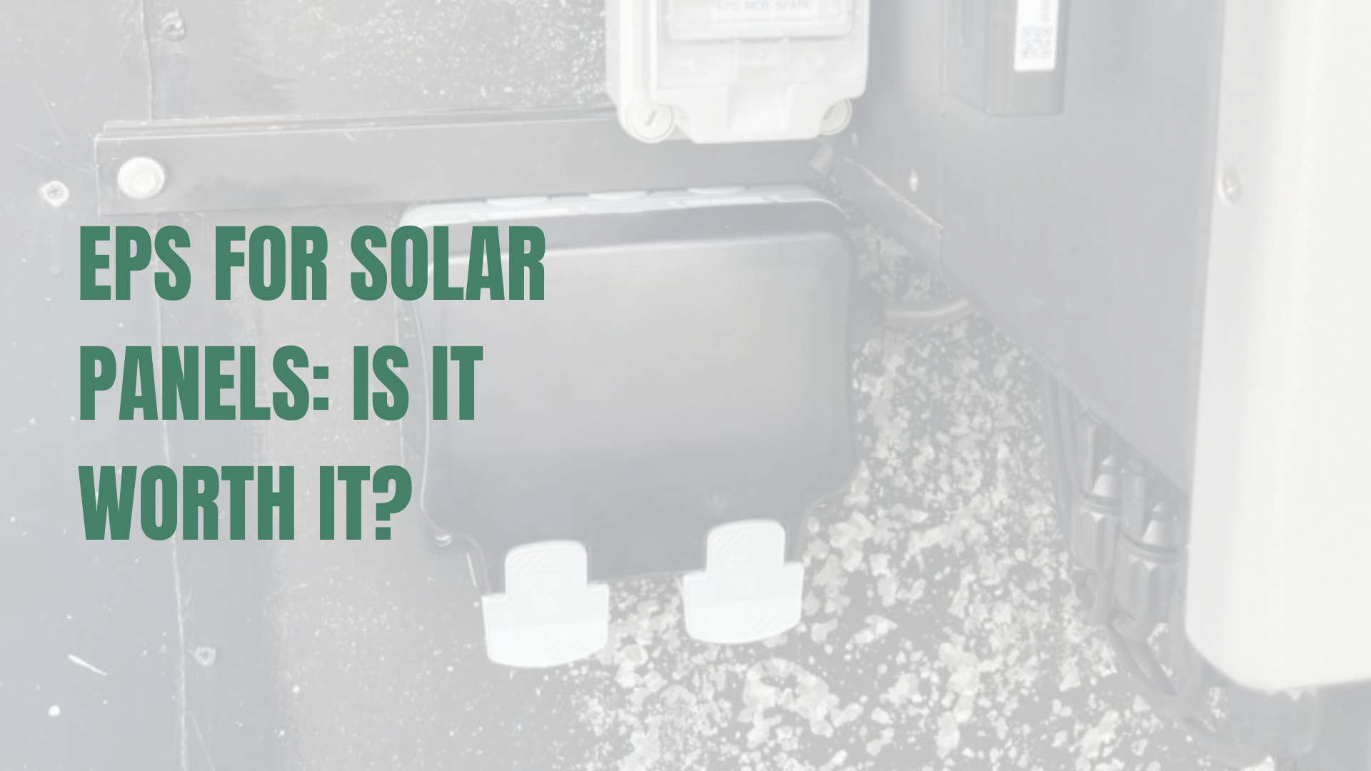 EPS double socket installation