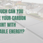 Solar installation on a flat roof