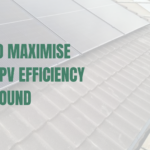 Solar PV panels installed on a pitched roof