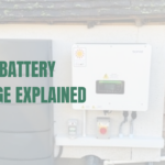 Voltsmile H1 battery installed for a ground mounted solar PV system