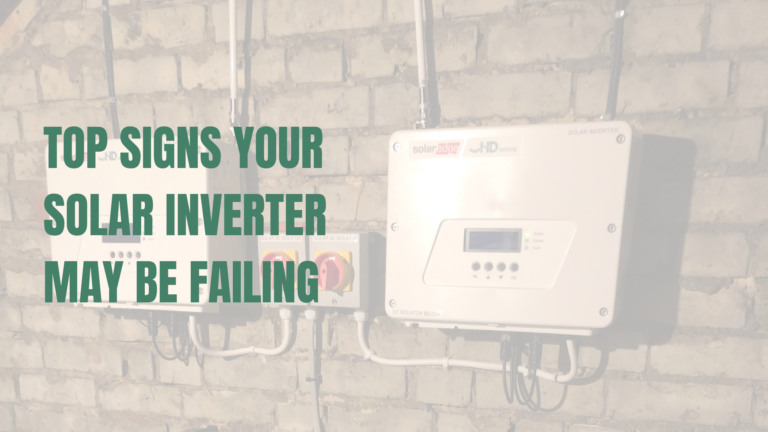 Signs Your Solar Inverter Is Failing UK - SolarTherm UK