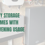 Voltsmile W1 battery installed on a garage wall