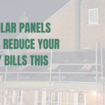 Solar installation on an extension roof