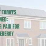 Home with solar panels installed