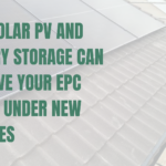 Solar panels installed on a pitched roof