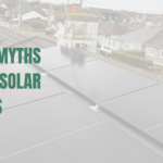 Solar installation on a flat roof