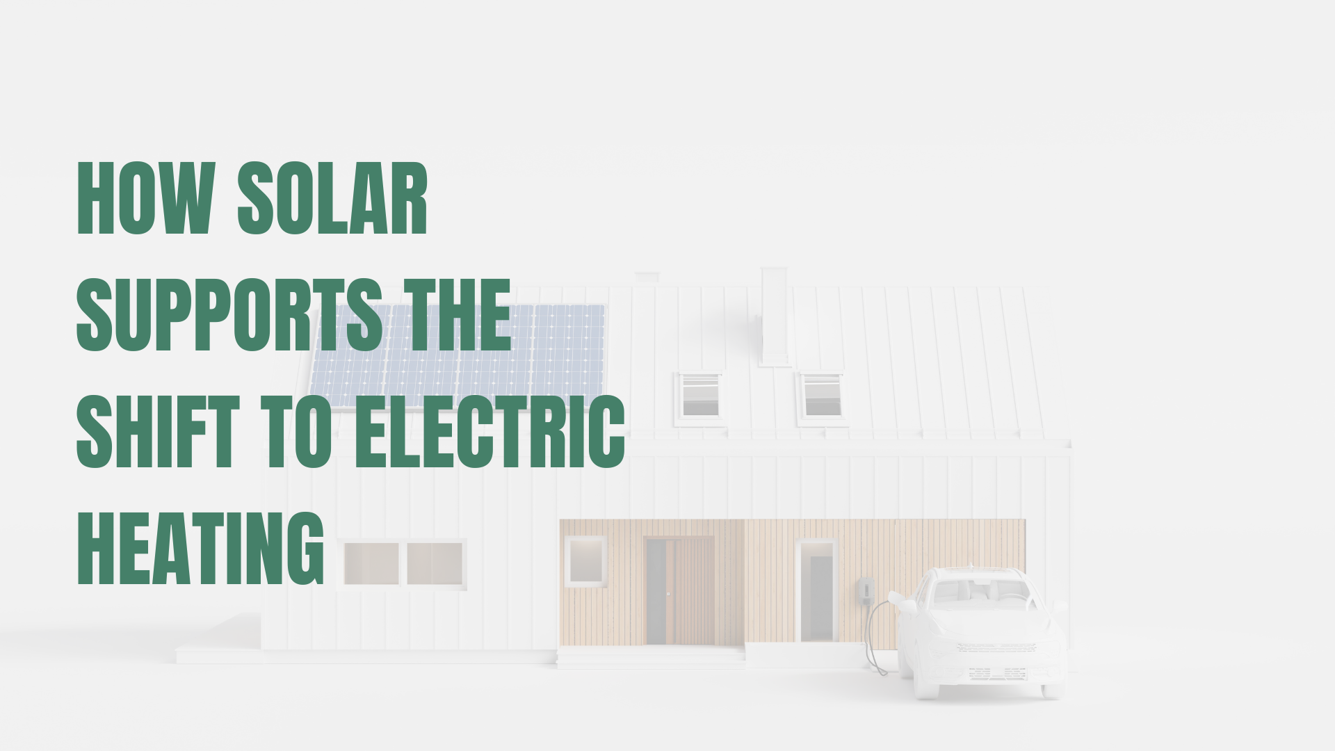 Stock image of an electric house