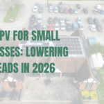 Solar panels installed on a golf club roof