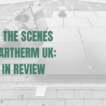 Solar installer on roof installing solar panels