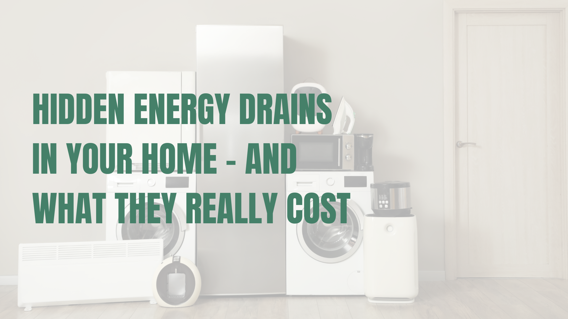 Stock image of appliances