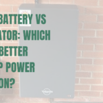 Voltsmile W1 Battery installed on an external wall