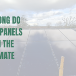 Solar panels installed on a pitched roof