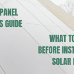 Solar panels installed on a pitch roof