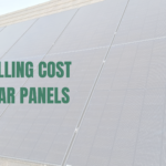 Solar panels installed on a pitched roof