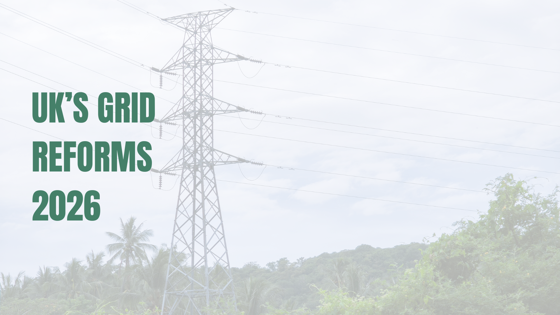 Stock image of electricity pylon