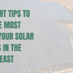 Solar installation on a pitched roof