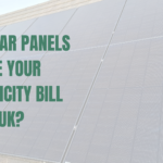 Solar panels installed on a pitched roof