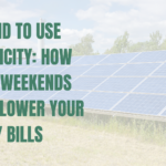 Stock image of a solar farm