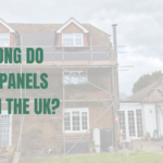 Solar panel installation on a pitched roof