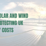 Stock image of solar and wind