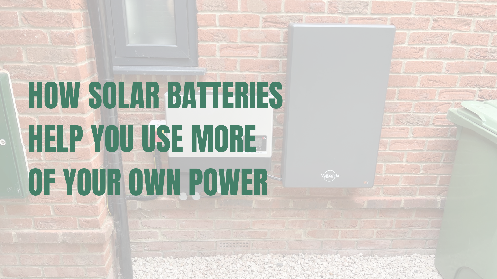 How Solar Batteries Help You Use More of Your Own Power