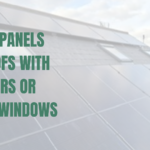 Solar installation fitted around velux windows