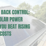 Solar installation on a pitched roof