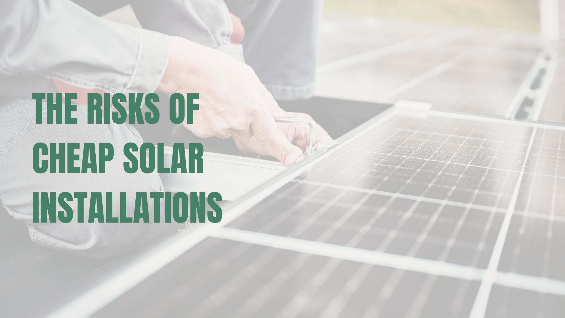 Stock image of old style grid solar panels