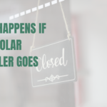 Stock image of a closed sign