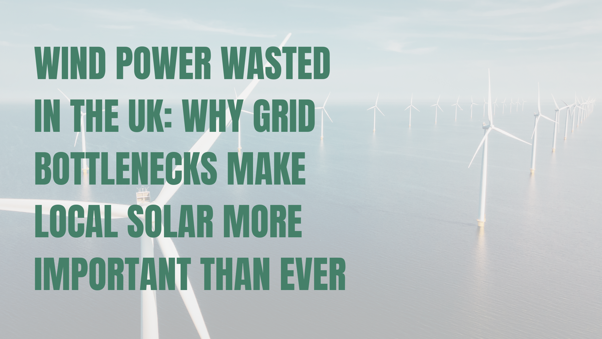 Stock image of a wind farm